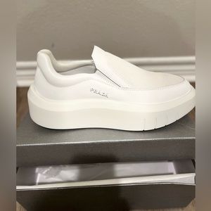 White Prada slip on sneakers size 42EU or size 9 us